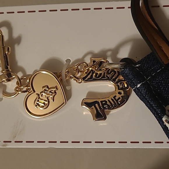 True Religion Denim Bag Charm - Picture 3 of 9